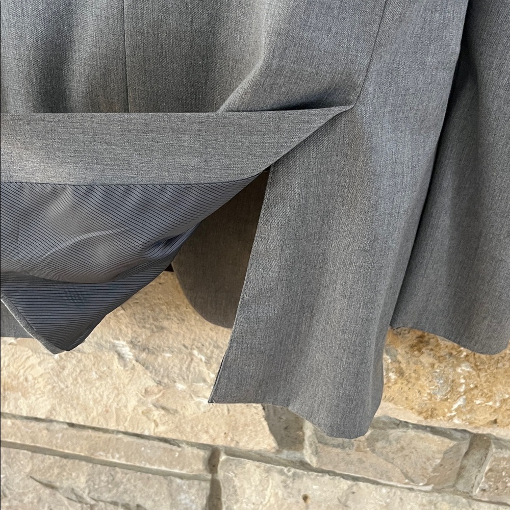 ALFANI Slim Fit Classic Gray Suit Pants Size 33x32 & Blazer Size 40L - Picture 7 of 16